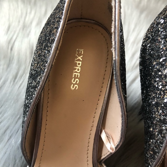 Express glittery heels ❤️❤️❤️❤️ - Picture 2 of 8